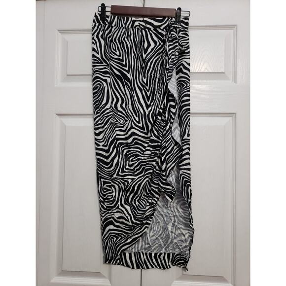 #464 BLUE. Chaser "Lindsey wild thing midi" skirt - Picture 2 of 13